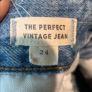 Madewell perfect vintage jean